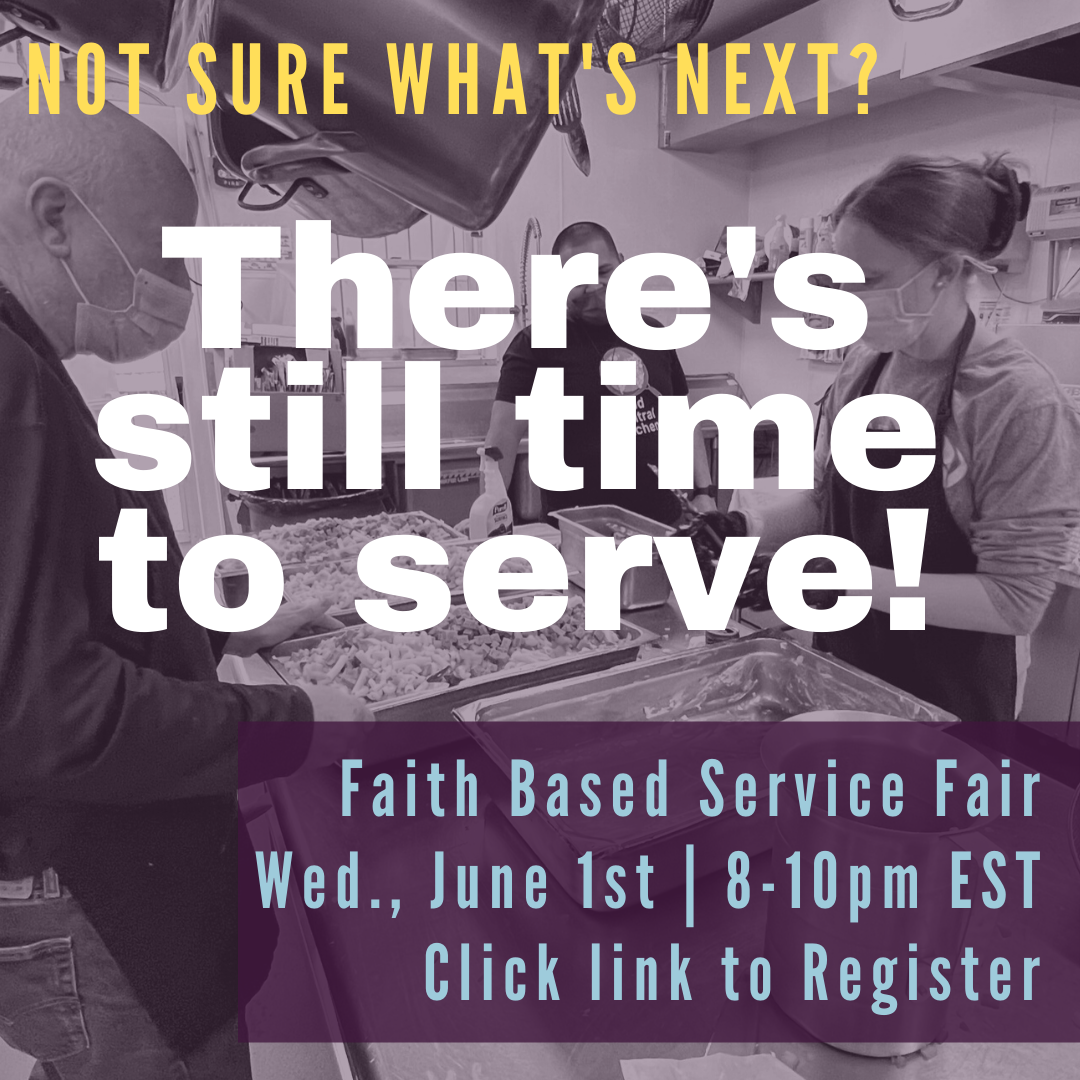 There's still time to serve!